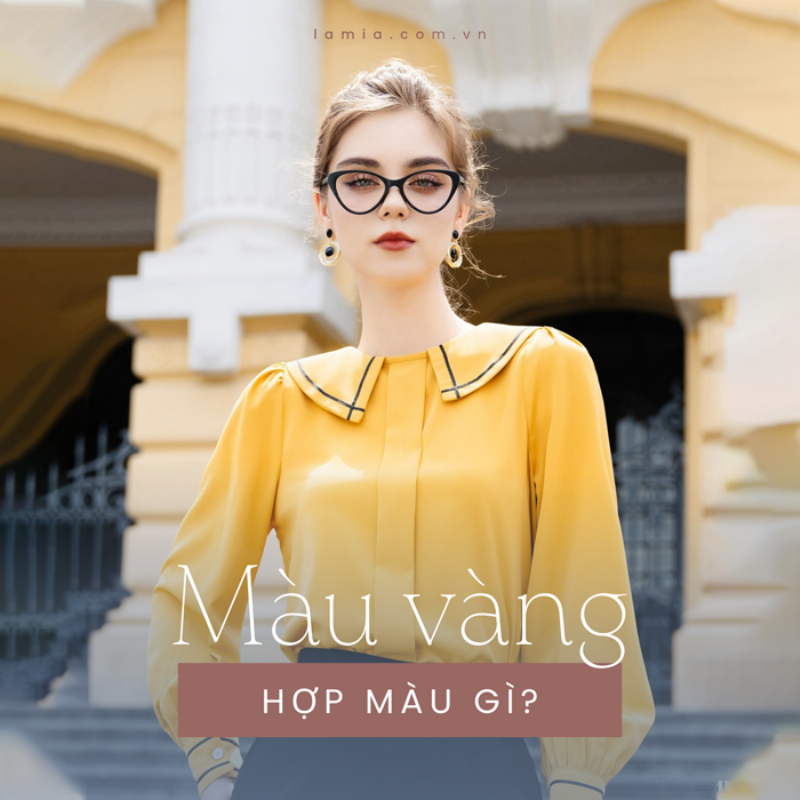 Mẹo phối đồ chuẩn stylist cho nữ với quần đen và áo màu sắc tươi sáng, cùng phụ kiện đi kèm